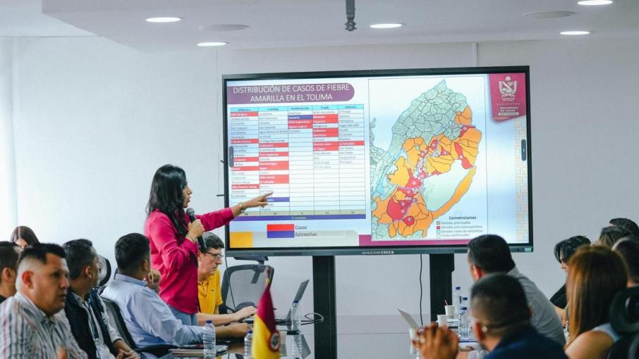 secretario de Salud del Tolima, Katherine Rengifo