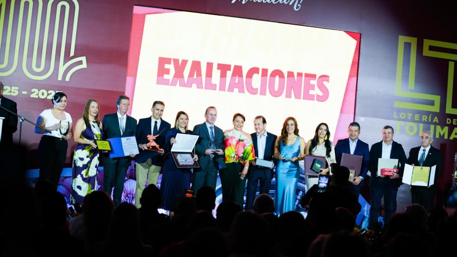 Exaltaciones en la celebración de los 100 años de la Lotería del Tolima