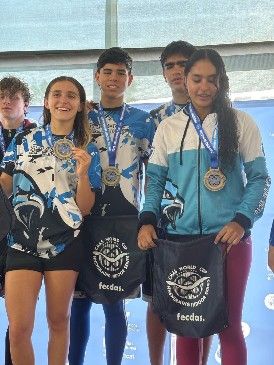 Nadadores tolimense en la Copa Mundo de Actividades Subacuáticas en Barcelona