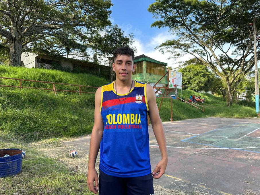Juan Pablo Quitián, voleibolista tolimense