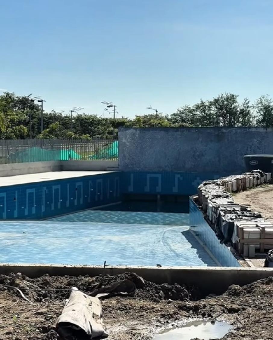Así lucen la Piscina de Olas del Complejo Acuático Recreativo en Ibagué