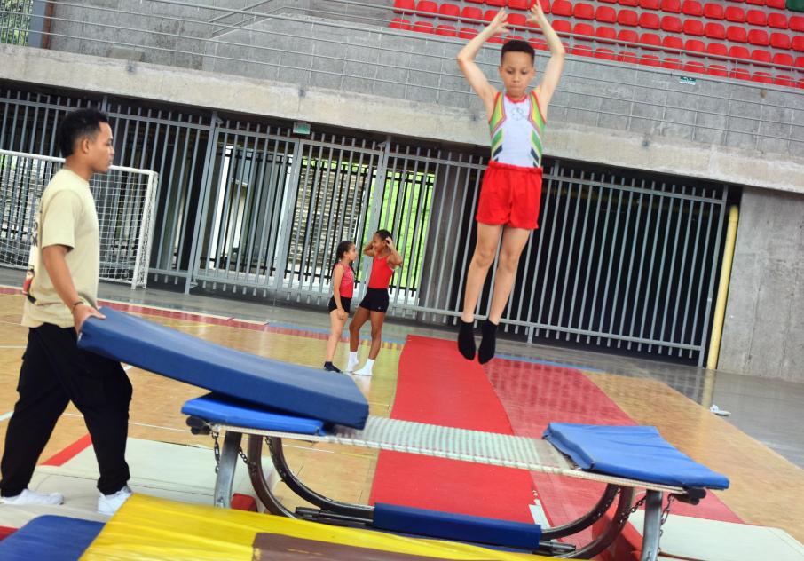 Clubes del Tolima participaron en Ibagué del Campeonato Nacional de Trampolín
