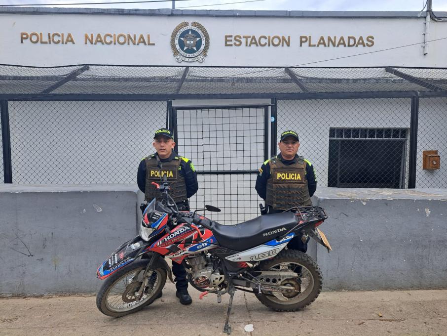 Moto en Planadas