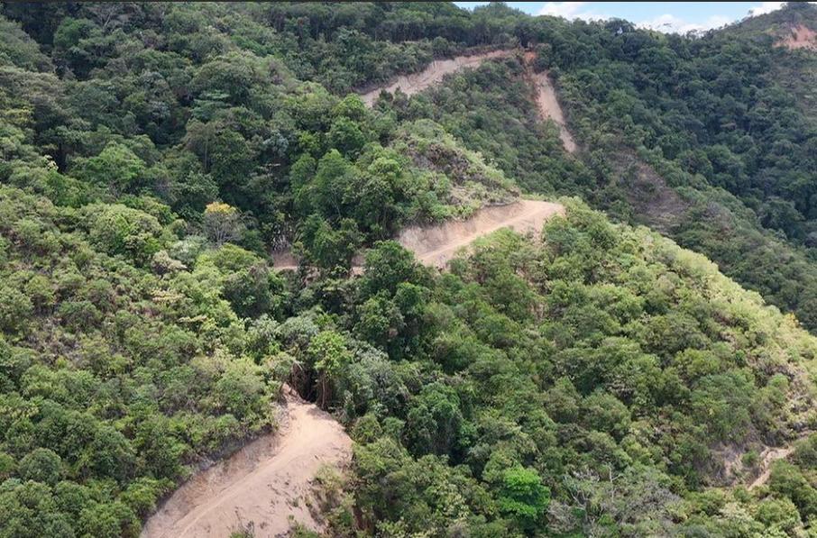 Intervención en la vía. 