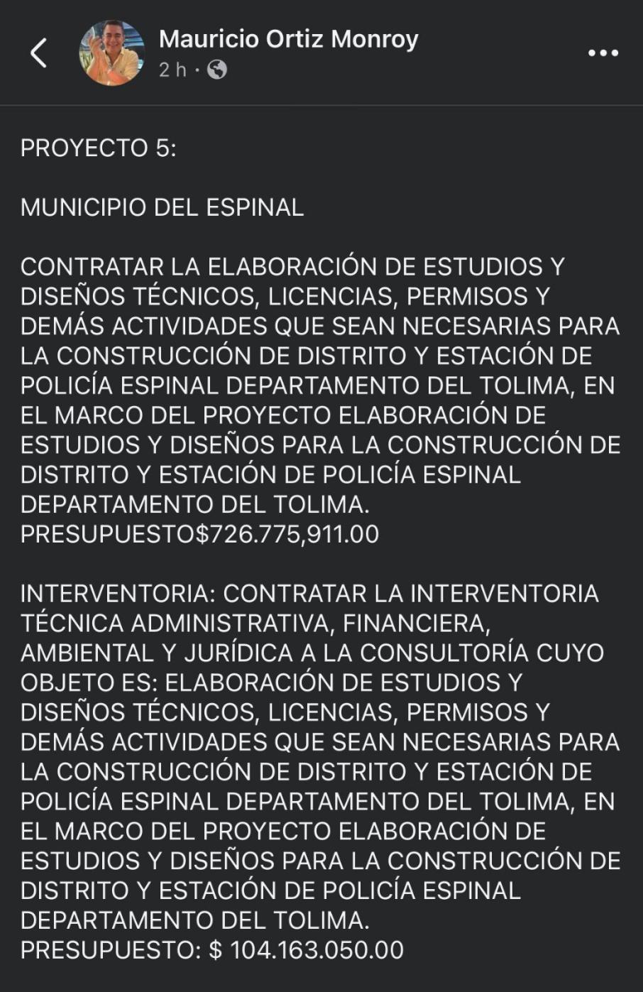 Redes sociales del diputado.