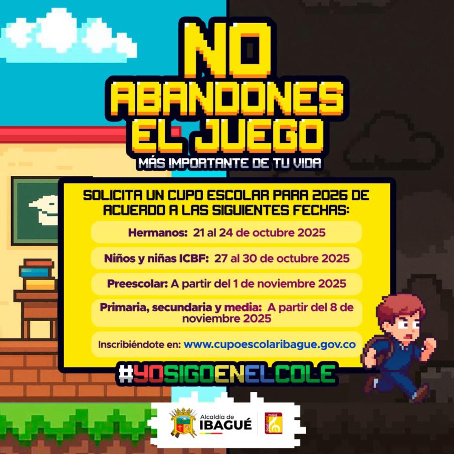 Listado de organización para cupos. 