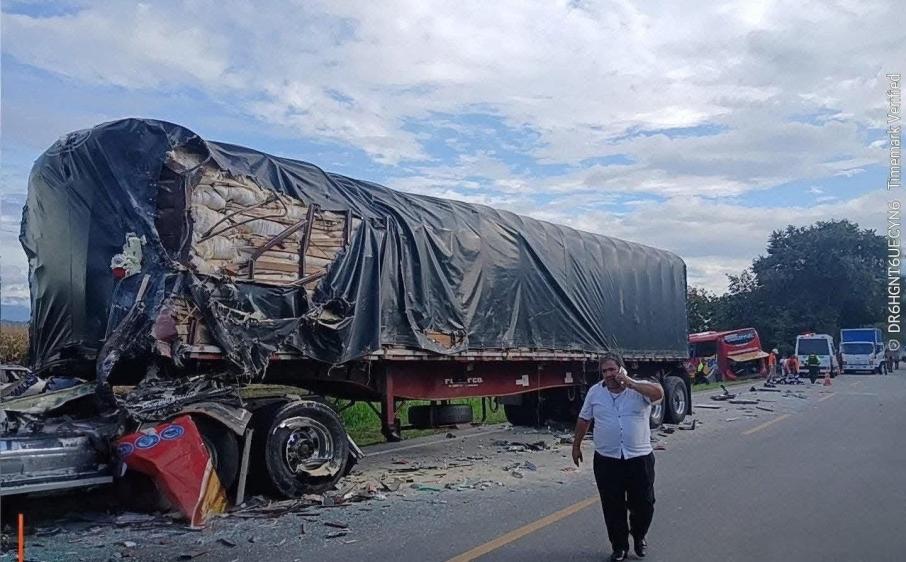 Tractomula accidente