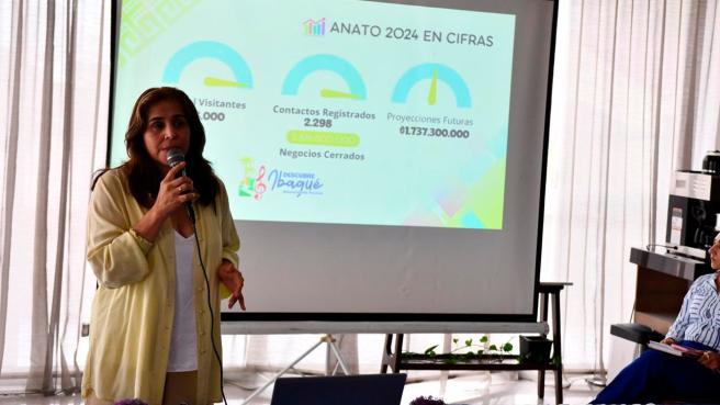 Zulma Barrios, directora Cotelco Tolima, entrega balance participación Anato 2024