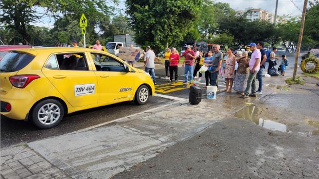 Protestas por agua en Ibagué