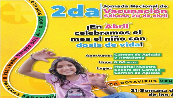 Jornada Nacional de Vacunación 2024 abril