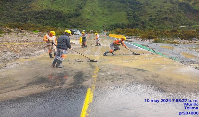 Vías afectadas lluvias Tolima 2024 mayo 10 1