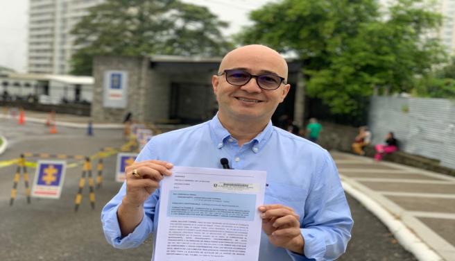 Jorge Bolívar denuncia en la Fiscalía 2024 mayo 6