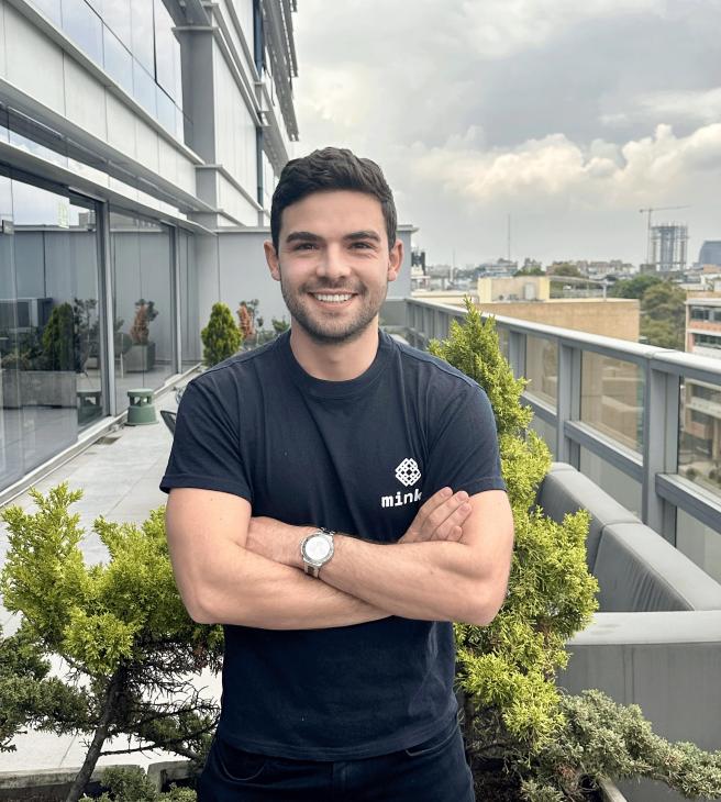 Camilo Arango, líder de expamsión de Minka