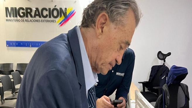 Carlos Ledher, fue acpturado en su regreso a Colombia.