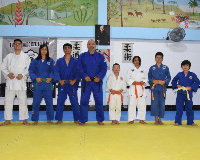 Deportistas tolimenses de judo que competirán en el primer Torneo Nacional Juvenil 