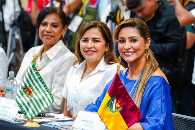 Gobernadora del Tolima en la cumbre de gobernadores en Casanare