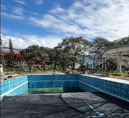 Una de las piscinas del Complejo Acuático Recreativo de Ibagué