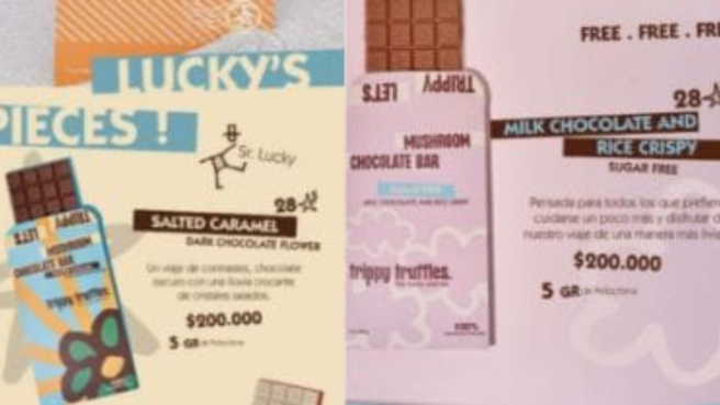 Advertencia por venta de chocoñates a través de internet. Afectan la salud.