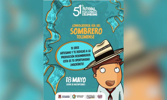 Convocatoria Día del Sombrero Tolimense