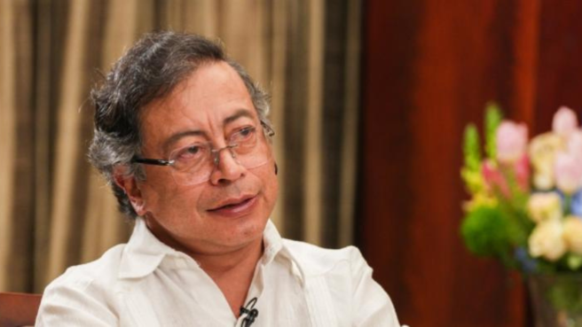 Gustavo Petro, presidente de Colombia en entrevista con la televisión China.