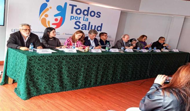 Fue presentado el movimiento soicial Todos por la Salud.