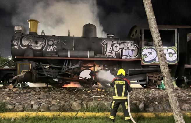 Incendio Tren