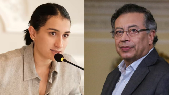 Laura Sarabia, Gustavo Petro.