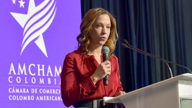 María Claudia Lacouture, presidenta Amcham Colombia.