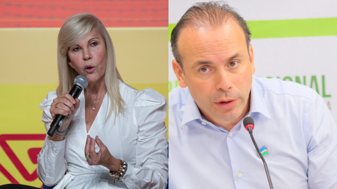 Dilian Francisca Toro, gobernadora del Valle, Alejandro Eder, alcalde de Cali.