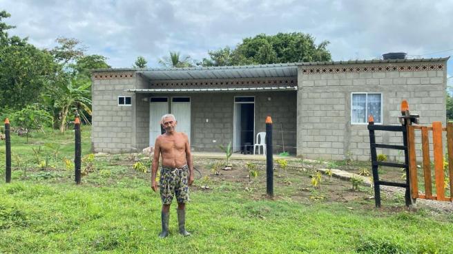 Vivienda rural nueva en el municipio de Necoclí, Antioquia