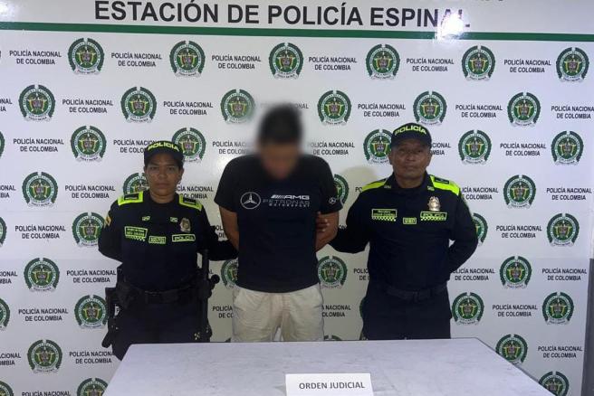 Capturado en El Espinal