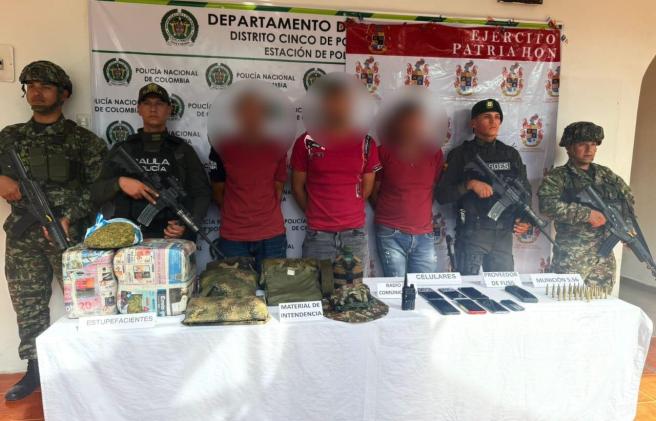 Capturados sur del Tolima