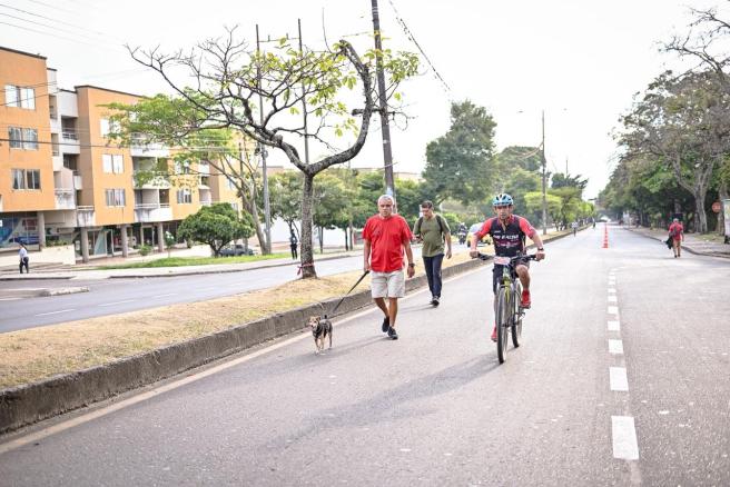 Día sin carro y sin moto voluntario en Ibagué. 