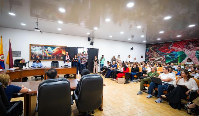 Audiencia convocada por la Gobernación del Tolima. 