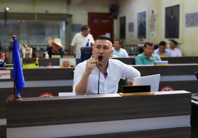 El cabildante fue enfático en su mensaje. 