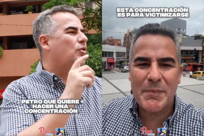 El video lo compartió en sus redes sociales.  