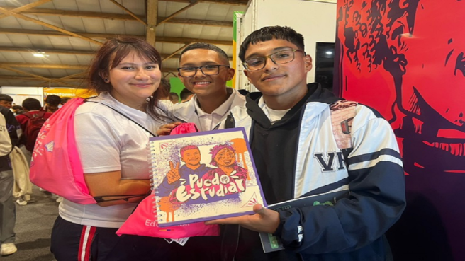 Porgranas del Gobiero para llegara  la educación superior s everán en Expoestudiante.