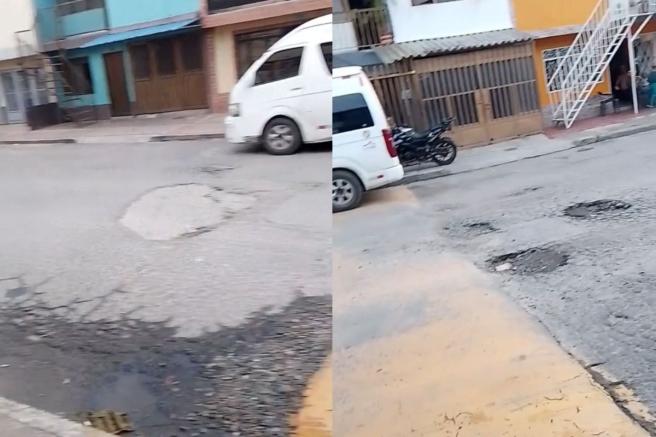 Malla vial en el sector del Topacio. 