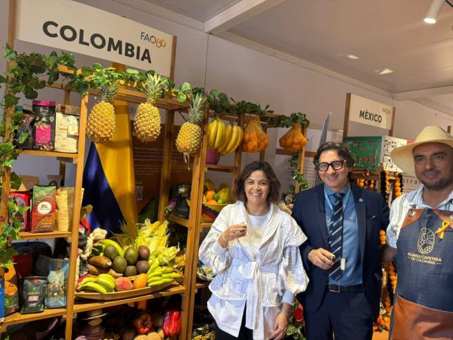 Jennifer Mojica, jefe de la delegación colombiana en la FAO, en Roma