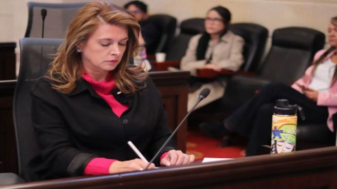 Juana carolina Londoño, representante a al Cámara y precandidata presidencial