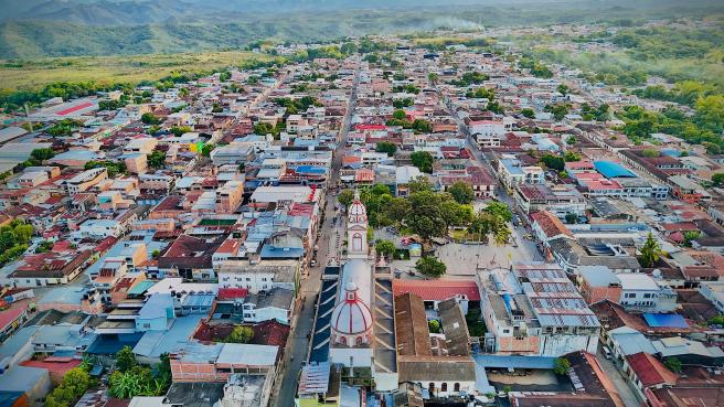 Casco urbano de Chaparral.