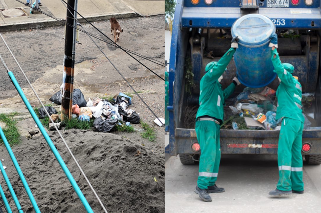 problemas de recolección de basuras en Ibagué.