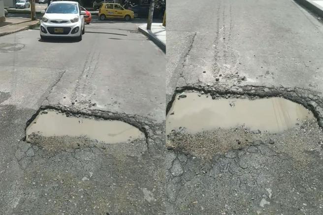 Hueco en la avenida ambalá