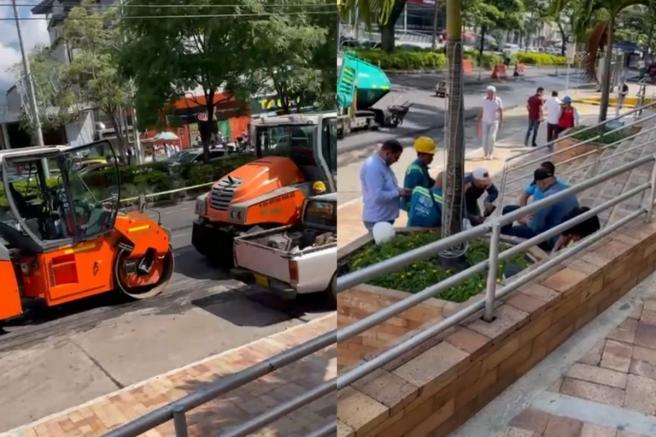 Obras del SEPT en Ibagué.