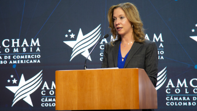 María Claudia Lacouture, presidenta AmCham Colombia.