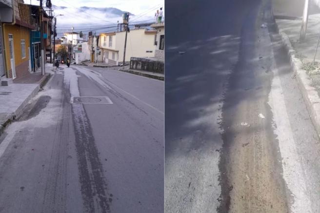 fuga de agua barrio 7 de agosto