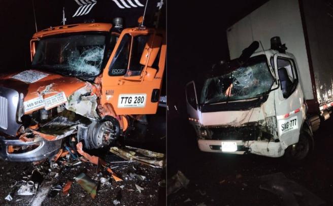 Accidente camiones