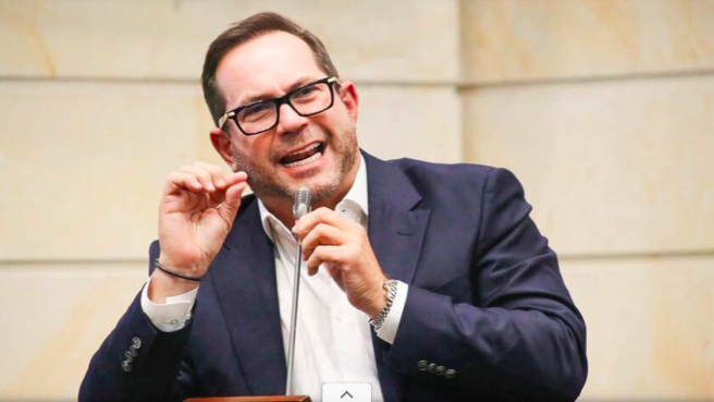 Lidio García, presidente del Senado.