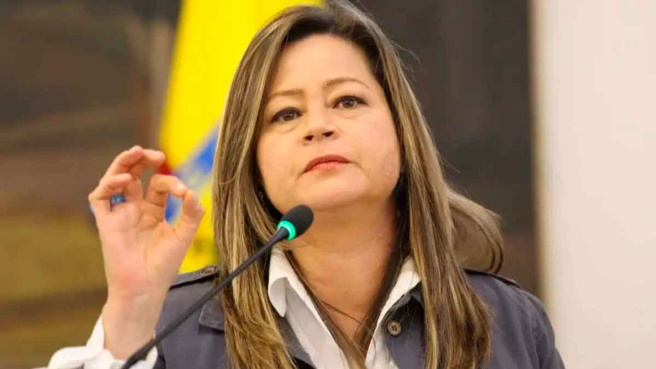 María Fernanda Rojas, ministra de Transporte.