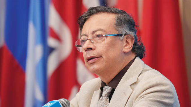 Gustavo Petro, presidente de Colombia hasta el siete de agosto de 2026